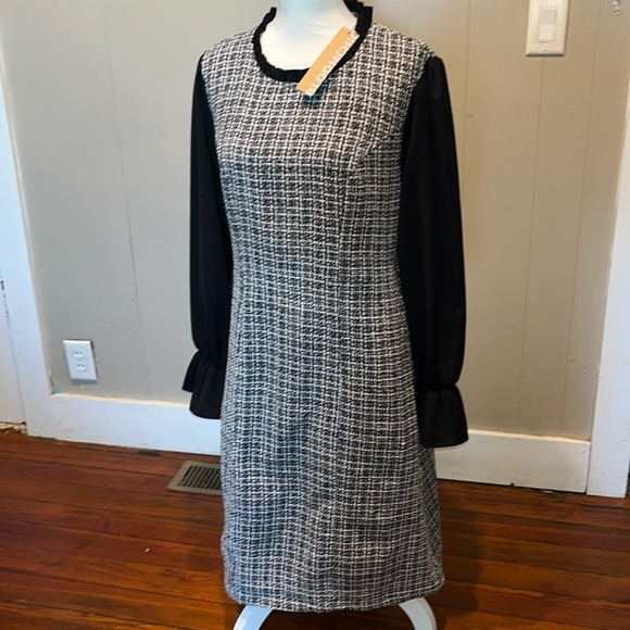 BloomChic Tweed shear dress size 14-16 - Picture 2 of 9